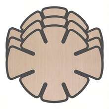 Petal-Shaped Silicone Baking Mat, Reusable Non-Stick Baking Tray, Heat-Resistant, Suitable For Cookies, Cakes, Macarons. Bottom Grid Design For Easy Cleaning, Even Heat Conduction, Cake Decorating, Cookie Making, Non-Stick Surface, Silicone, Heat-Resistant Pad, Baking Paper Liner, Choice For Home Bakers And Cooking Enthusiasts - Multicolor - View 13