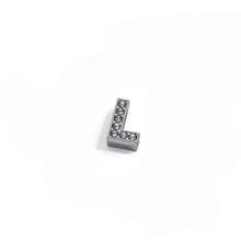 1件时尚简约银合金水钻26字母珠，闪亮水晶装饰，DIY项链手链钥匙扣工艺材料，个性化名字手链，女士日常穿搭，生日/情人节礼物 - 彩色 - 查看 15