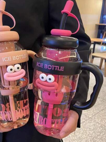 Moxia Vattenflaska med Stor Kapacitet 1300ml Gratis Sugrör För Skolsport Utomhus Camping Basebollträning