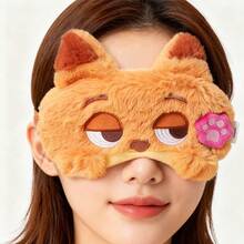 Miniso Disney Zootopia Series Judy/Clawhauser/Nick 3D Eye Mask & Hair Tie Set, 3D Facial Feature Design, Light Blocking For Sleep, Hair Styling & Girl-Style Gift(1 PC) - Multicolor - View 7
