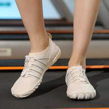 Outdoor Schwimmschuhe, Watschuhe für Damen und Herren, Tauchschuhe, Strand Schnorchelschuhe, Outdoor Angeln Fünf-Finger-Schuhe, Indoor Yoga Springseil Fitness Schuhe - Aprikosenfarben - Übersicht 1