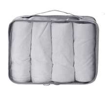 OISE ART STORE Organizer Viaggio Organizza Valigia Bagagli Borsa Per Vestiti 30x20x12cm Grigia 87718 - - Multicolore - Visualizzare 2