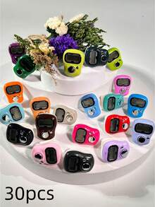 Multi-Color Ring-Shaped Counter For Ramadan, High-Definition Digital Display With One-Key Reset, Ramadan Recitation Prayer Tally Counter, Islamic Ramadan Prayer Counting Device - Multicolor - View 28