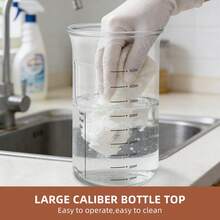 34oz Large Capacity Glass Fermentation Jar With Lid And Tracker, Suitable For Homemade Sourdough, Bread Dough Preparation And Cooking Fermentation - Red - View 7