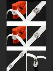 1pc Button Fastener + 200pcs Buttons, Multi-Function 5-Claw Snap Nylon No-Sew Invisible Buttons, 5-Claw Snap Button Set Includes Snap Buttons, No-Sew Buttons, Hidden Snap Buttons, 4-Part Snap Fasteners - Multi-functional Snap Button With Buttons - View 7