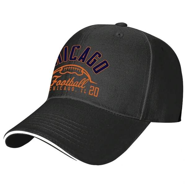 1 Chicago Football Novelty Graphic Baseball Cap |   Cute And Funny, All-Season, Machine Washable