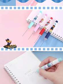 Paw Patrol 20支/套汪汪队主题自动铅笔芯，0.5mm，趣味创意学生文具套装，多种角色和颜色可选，奢华风格（每套包含20支铅笔芯），办公及签名用品，馈赠家人、朋友和同事的绝佳礼物 - 隨機 - 查看 6