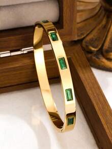 4-In-1 Women's Jewelry Set, 18K Gold Plated Bracelet, Luxury Layered Bracelet, Birthday/New Year/Valentine's Day Gift, Couple/Best Friend Accessories, Multifunctional High-End - Multicolor - View 4