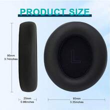 Replacement Earpads For Anker Soundcore Life 2/Q20/Q20+/Q20I/Q20BT Headphones, Ear Cushions Headset Earpads Ear Cups Cover Repair Parts - one-size - View 2