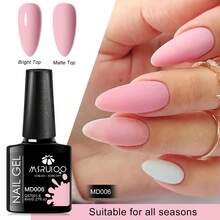 6支/套 8毫升裸粉色凝胶指甲油套装，持久耐用，不含铅、HEMA和TPO，可卸除UV凝胶指甲油，适合夏季美甲、DIY美甲设计，美甲沙龙和家庭使用均适用。 - 彩色 - 查看 7