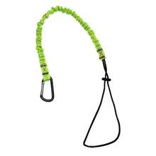Cordón retráctil telescópico con cuerda auxiliar de  herramienta de escalada elástica anticaída para el jardín del hogar y proyectos de bricolaje MP2Y - Verde sin hebilla - Ver 2