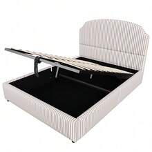 Bed Bases & Foundations - White+ Charcoal + Upholstered + 140cm*200cm - View 8