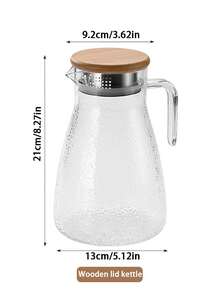 1PC New Design Cold Water Pitcher, High Temperature Resistant PC Plastic Jug, With Lid And Handle, Hammered Texture, Suitable For Hot And Cold Beverages, Perfect For Use In The Kitchen, Dining Room, Picnics, Etc. - Multicolor - View 13