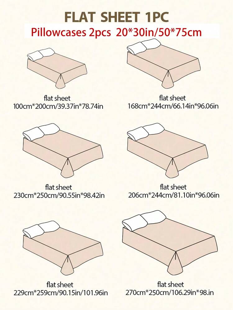 3pcs Silky Satin Bed Sheets, Soft & Breathable, Wrinkle-Resistant, Luxurious Hotel Style, Ideal Gift For Parents & Friends, Available In Multiple Colors & Sizes, Suitable For Twin, Full, Queen, King Beds - Camel - View 3