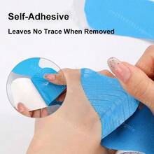 2pcs Pre-Cut Elastic Exercise Ankle Tape Stretching Stable Support Ankle Protector Muscle Patch Breathable Sports Bandage Prevent Sprains - Multicolor - View 4