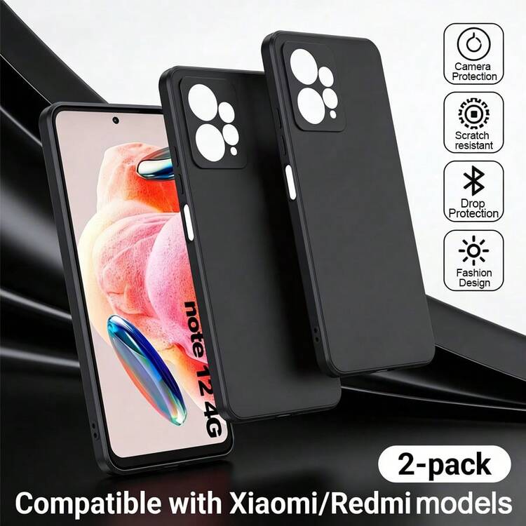 黑色手机壳，兼容小米/小米15T Pro 5G - TPU材质，表面柔软，是一款手机配件，提供防震和防指纹保护，品质优良，设计简约时尚，防震、防刮、防水，易于安装，适用于小米/小米15T Pro 5G。 - 黑色 - 查看 53
