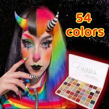 Gran Oferta en Disco de Sombra de Ojos de Polvo Flash de 54 Colores, Adecuado para Sombra de Ojos, Cabello, Labios, Uñas.Regalos de Navidad adecuados, efectos brillantes que te hacen el centro de atención en la fiesta.Regalos adecuados para parejas / Regalos de Año Nuevo / Regalos de cumpleaños. - 54 colores - Ver 2