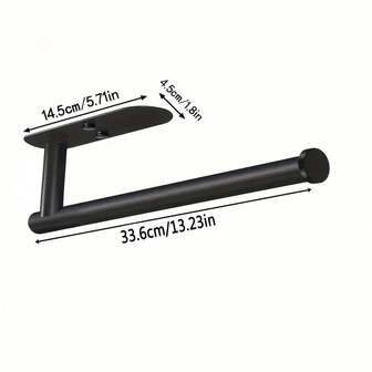 Stainless Steel Under Cabinet Paper Towel Holder: Supports Drilling / Self-Adhesive Dual Installation, No Drilling Damage To Cabinet, Drilling More Stable, Suitable For Under Kitchen Counters, Food Storage Rooms.