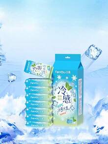 Cooling Wet Wipes, Refreshing Chilled Portable Wet Tissues, Cooling Effect -3.5C, Data From Third-Party Professional Testing Institution, Actual Effect May Vary - Multicolor - View 8