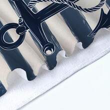 1 chiếc khăn tắm biển họa tiết mỏ neo và rùa biển sọc xanh trắng, chất liệu microfiber siêu mềm, cỡ lớn, thấm hút cực tốt, thích hợp cho du lịch, hồ bơi, lặn biển, lướt sóng, yoga, cắm trại, nhiều kích cỡ khác nhau, phụ kiện bãi biển. - A - Xem 9