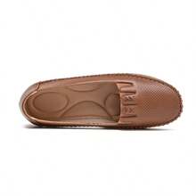 Soft And Comfortable Women's Moccasins With An Elegant Design And Non-Slip Sole. Meijile Design. - màu nâu - Xem 5