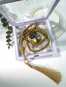 2pcs Muslim Prayer Beads Set, 3-In-1 Tasbih (Prayer Beads) Counter, Step Counter, Suitable For Festivals And Gatherings As Gifts - Multicolor - View 11