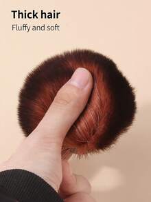 1支软纤维指甲清洁刷，黑色手柄指甲粉尘刷，多功能面部腮红刷，旅行便携刷 - 彩色 - 查看 6