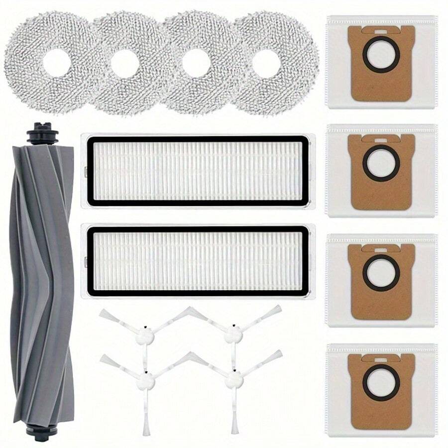 15pcs Replacement Parts For Robot Vacuum Cleaner, Compatible With Roborock L10 Ultra/L10S Ultra, Mijia X10 Plus/X10+