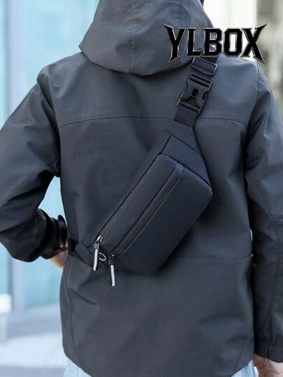 男士新款单肩包、户外背包、骑行腰包、运动休闲斜挎包、手机包、多功能包、胸包、收纳包