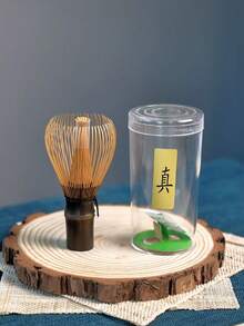 Japanese Style Matcha Whisk Set, Genuine Purple Bamboo Matcha Tea Brush, Sung Dynasty Tea Ceremony Tool, Bamboo Matcha Whisk - Multicolor - View 12