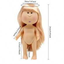 米娅西班牙土豆娃娃陶瓷摆件 DIY 娃娃可爱娃娃空白素体娃娃，适合女孩，节日和生日礼物送给家人和朋友 - 彩色 - 查看 10