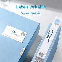 1pc Thick High Capacity Multi-Color File Folder, Foldable Document Storage Box, Office Supplies File Box - HDAH - View 4