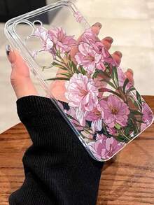 花卉图案防摔透明极简保护手机壳，兼容 17/17 Pro、16/15 XR/7/8、16 Pro Max、13/14/11/12 Pro Max、Galaxy、Redmi 10/9/Note 9/12C/Note 11 Pro/Note 8 Pro/9C/9A - 彩色 - 查看 4