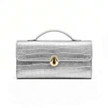 Women's Clutch Handbag And Crossbody Bag Venice New Release - 銀色 - 查看 1