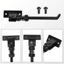 Soporte de patinete eléctrico de 10 pulgadas, accesorio de extensión de soporte de metal fijo lateral para tabla de pie KUGOOM4 - Negro - Ver 7