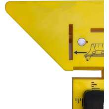 1pc Trimming Woodworking Auxiliary Tools, Decorative Rules, Oblique Cutting Auxiliary, Portable Woodworking Tools, Suitable For Home And Travel - Multicolor - View 4