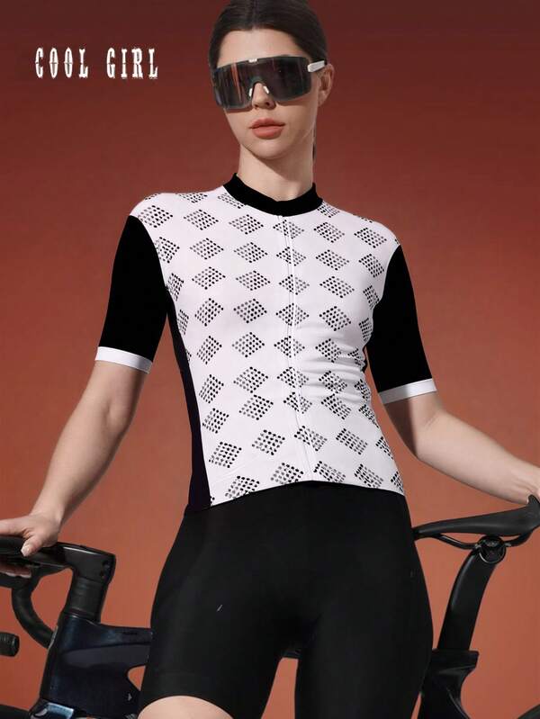 Cycling Jersey Top Pattern Printed Outdoor Sports Cycling Clothing That Can Be Worn In All Seasons