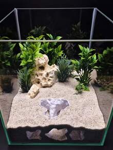 3D Printed Aquarium Tunnel And Breeding Cave Decorations, Suitable For Fish Tanks, Shrimp Tanks, Turtle Tanks And Reptile Enclosures. These Small Sculptures Make The Perfect Gift For Fish Hobbyists. - A - View 6