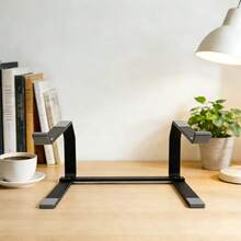 Dolwao 笔记本电脑支架桌铝合金笔记本电脑支架升降器带散热功能，便携式笔记本电脑升降器支架 - 銀色 - 查看 12