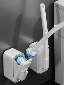 Bộ cọ vệ sinh bồn cầu gồm 1 đầu cọ thay thế dùng một lần, dụng cụ vệ sinh bồn cầu thiết kế tai mèo dễ thương, 3 đầu cọ có thể thay thế, kèm hộp đựng, dụng cụ vệ sinh thiết yếu cho phòng tắm, thích hợp để làm sạch bồn cầu, bồn rửa, sàn và tường phòng tắm, món quà tân gia hoặc quà tặng ngày lễ tuyệt vời. - Nhiều màu - Xem 11