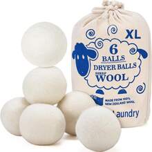 3PCS Tumble Dryer Balls To Reduce Drying Time Replaces Fabric Softener And Dryer Wipes - Wool Dryer Ball - Anti-Hair And - Gift Idea - A - View 7