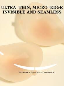 Ultraleichter Frauen Einteiler Klebebrusthalter, mit Rückenschulterriemen Design, löst sich nicht ab, feste Nippelabdeckungen, unsichtbare und nahtlose BH-Pads, unsichtbarer BH, Damen Unterwäsche, formt die Brüste, verhindert seitliches Ausweichen, verhindert Durchhängen, geeignet für Reisen, Urlaub, Strand, Bikini, Hochzeitskleid, Kleid - Verschiedenfarbig - Übersicht 9