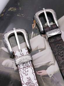 1pc Retro Butterfly Pattern Women's Elongated Waist Belt, Y2K American Aesthetic Style, Unique Carved Details, Versatile With Jeans And Casual Wear, Minimalist Yet Eye-Catching Design, Suitable For Punk Street Style - Multicolor - View 10