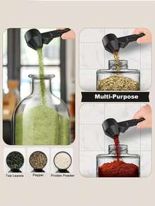 2 Tbsp Reusable Coffee Scoop Compatible With K-Cups, Includes Funnel For Ground Coffee, Protein Powder And Tea - Multicolor - View 4