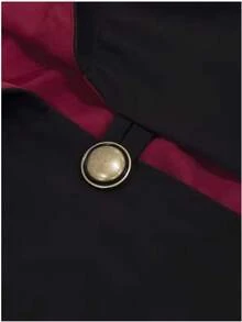 男女童魔法斗篷服装，适合派对和节日穿着 - 黑色 - 查看 5