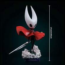 动漫骑士手办，酷炫花环底座，手持长矛 - 可爱的PVC收藏雕像，独特设计，动漫和游戏爱好者的完美礼物，适合圣诞节、万圣节和感恩节 - 紅色 - 查看 4