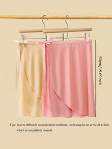 50厘米女士芭蕾舞裙，成人连体芭蕾舞裙，蕾丝系带腰身，裹身裙，适合瑜伽、拉丁舞训练，也适合舞蹈老师穿着。 - 彩色 - 查看 11