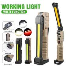 New Dual-Sided COB Foldable Work Light With Strong Magnet, 3 Light Sources, Bright Flashlight, Repair Lamp - Work Light - View 1
