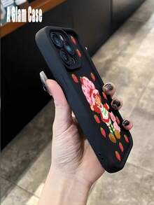 A The Pink Phone Case Features A Cross Pattern. It Is Compatible With Galaxy Models Including Compatible For Galaxy S25, S24, S23, S22, S21 PLUS, FE And Ultra,Galaxy A33 Compatible With For Iphone17 Pro Max, 16, 15, 14 And 13. It Makes A Perfect Gift For Birthdays, Holidays, New Year And Valentine's Day. - 黑色 - 查看 5