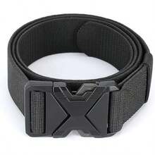 可调节军用战术腰带 - 男士耐用尼龙材质腰带 - 彩色 - 查看 3